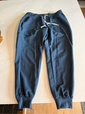 FIGS Women's  Slate Blue Drawstring Joggers